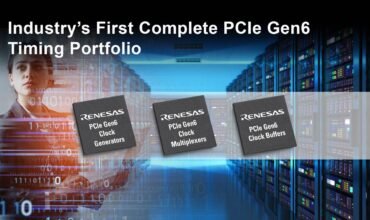 Renesas introduces industry’s first PCIe Gen6 clock buffers and multiplexers