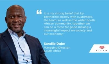 Equinix Appoints Sandile Dube As MD In South Africa